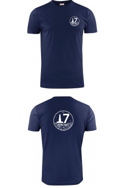 bleu marine logo blanc