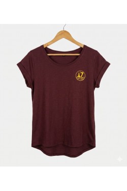 Tee shirt leger cerise sur...